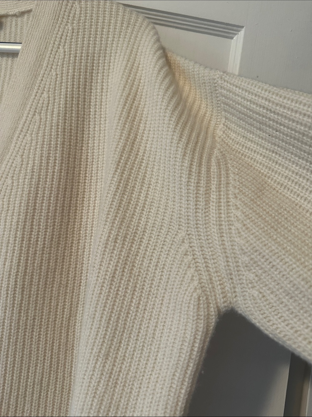 NWT Jenni Kayne Cashmere Cocoon Cardigan Size M ivory - Picture 9 of 13